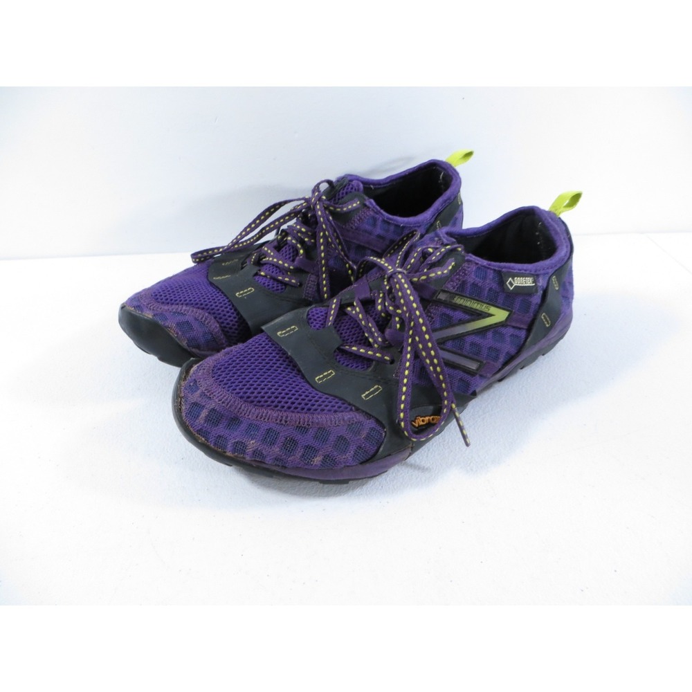 New Balance Minimus Gore-Tex Vibram Purple Womens Trail Running Shoes Size 7.5 B